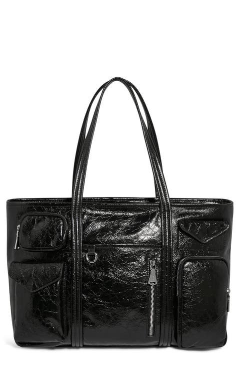 Renegade Large Patent Leather Laptop Tote
