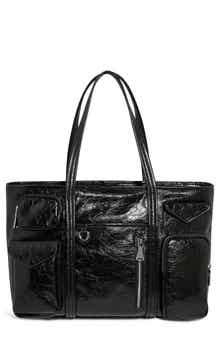 Renegade Large Patent Leather Laptop Tote