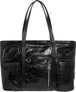 AIMEE Renegade Large Patent Leather Laptop Tote