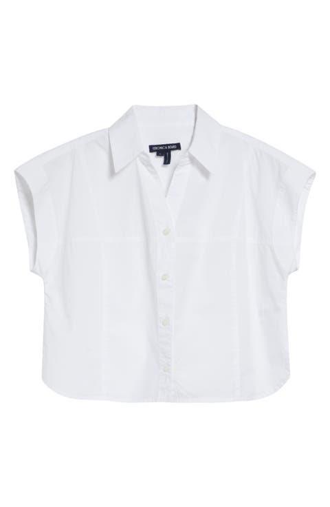Nestor Button-Up Crop Top