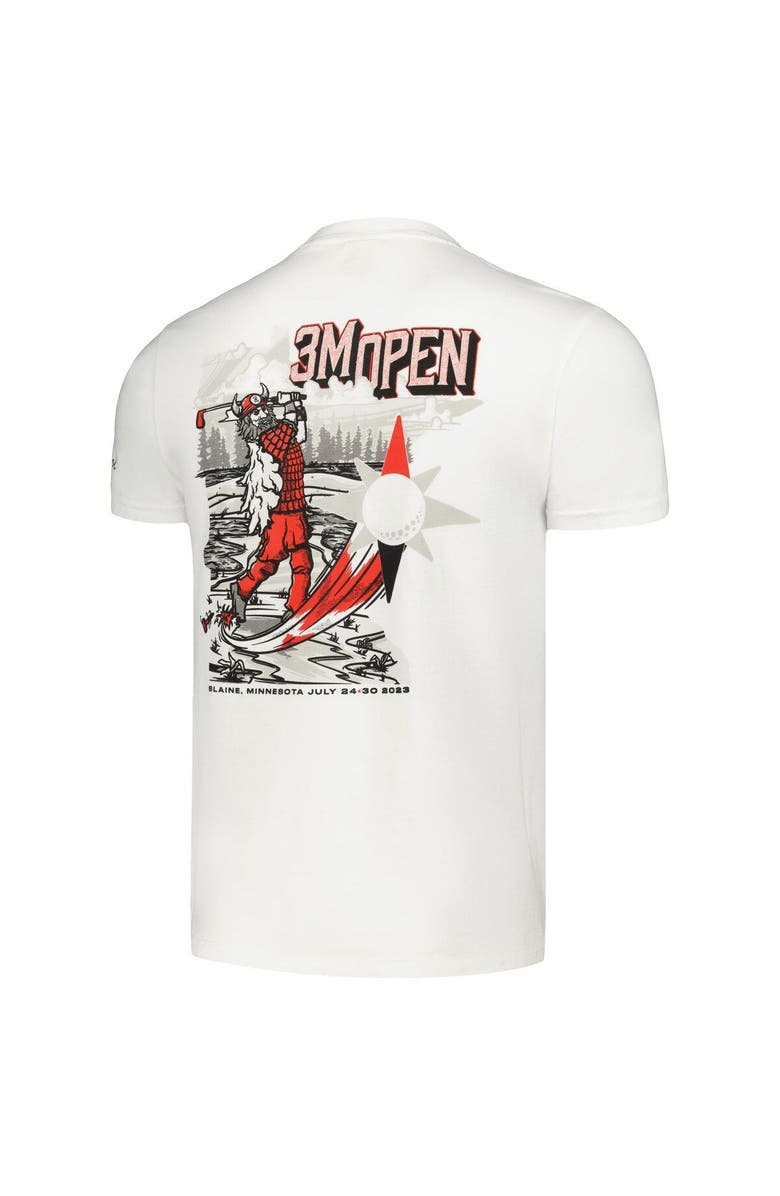 BARSTOOL GOLF Men's Barstool Golf White 3M Open T-Shirt, Alternate, color, White
