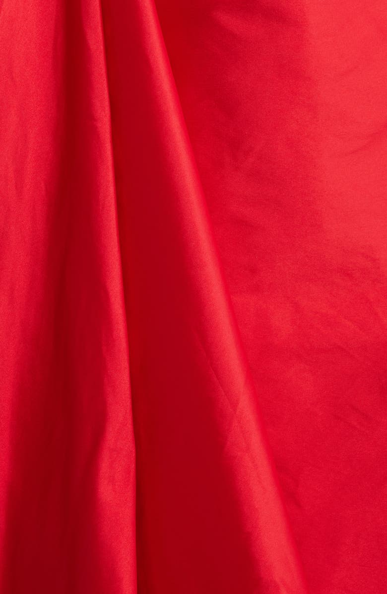 Chiara Boni La Petite Robe Lilya Strapless Taffeta Ballgown, Alternate, color, Passion