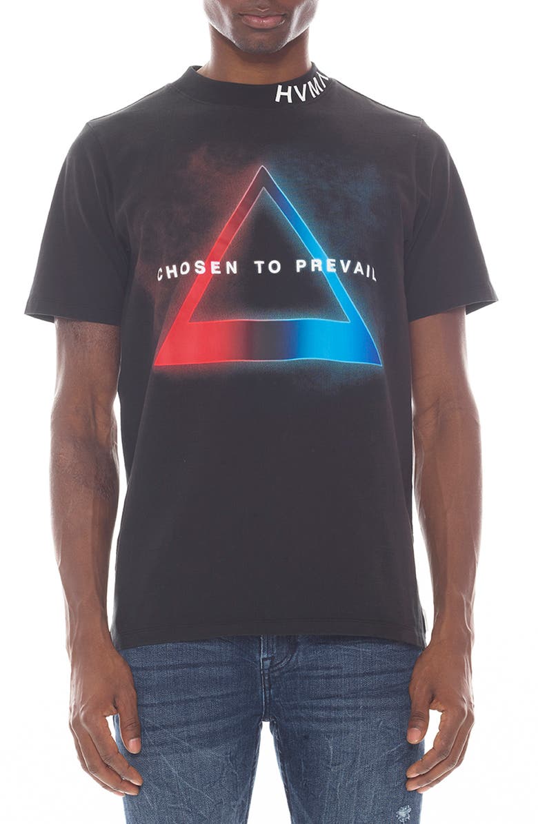 HVMAN Neon Triangle Graphic Tee, Main, color,