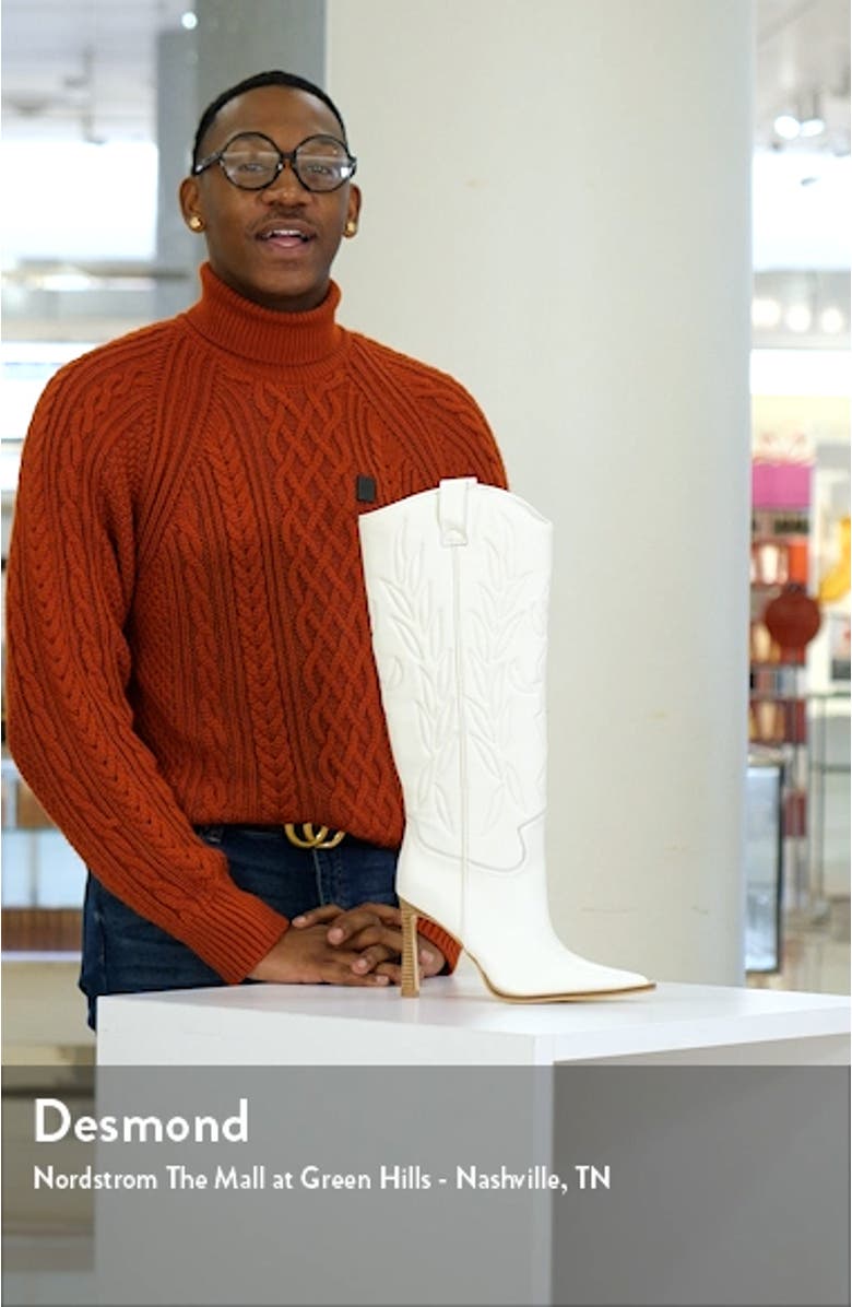 Kinzee Pointed Toe Western Boot, sales video thumbnail