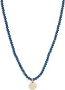 Nordstrom Beaded Charm Pendant Necklace