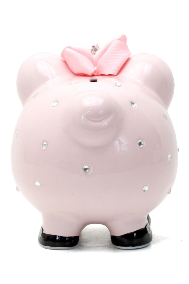 Princess Pig Piggy Bank, Alternate, color, PINK