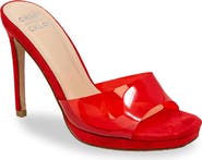 CHASE AND CHLOE Square Toe Stiletto Sandal
