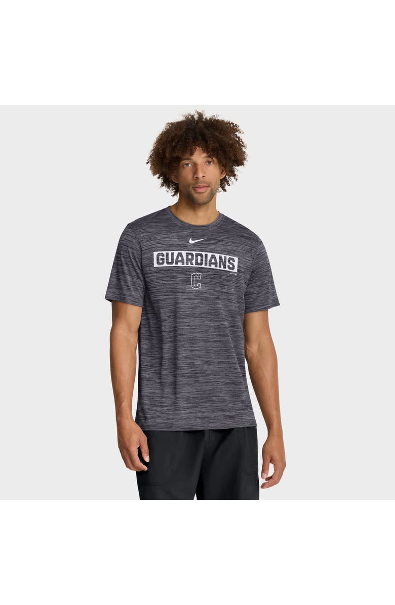Nike Men's Nike Black Cleveland Guardians Velocity Dri-FIT T-Shirt, Main, color, Black