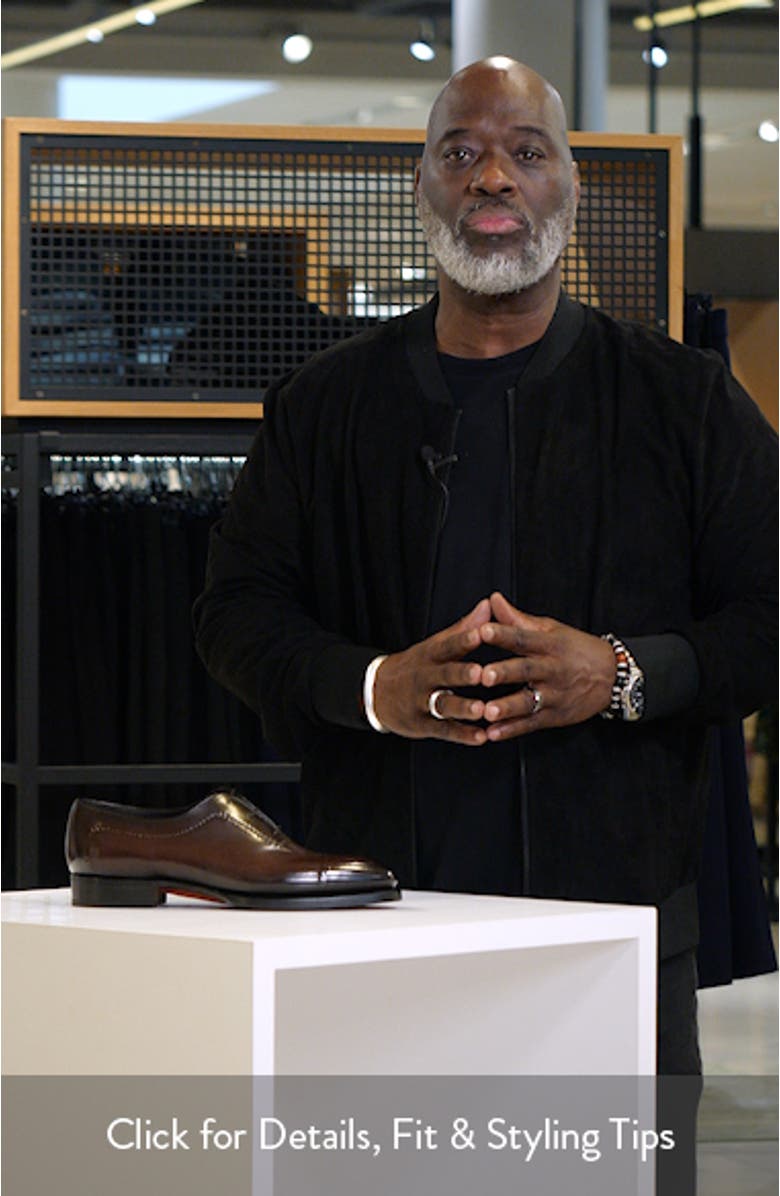 Zephyr Faux Cap Toe Wholecut Shoe, sales video thumbnail