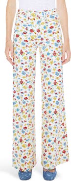 MOTHER The Hustler Roller Patch Pocket Wide Leg Jeans