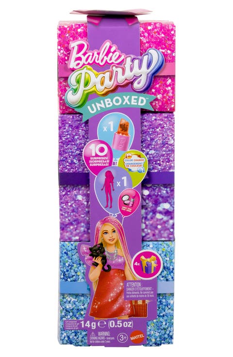 Party Unboxed Glam Party Series Doll with 10 Surprises