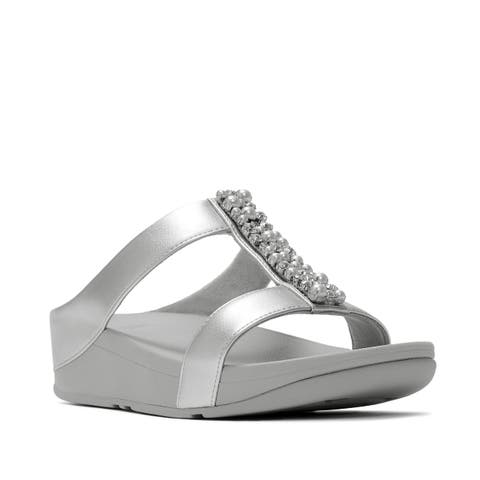Fino Pearls and Crystal H Bar Slides