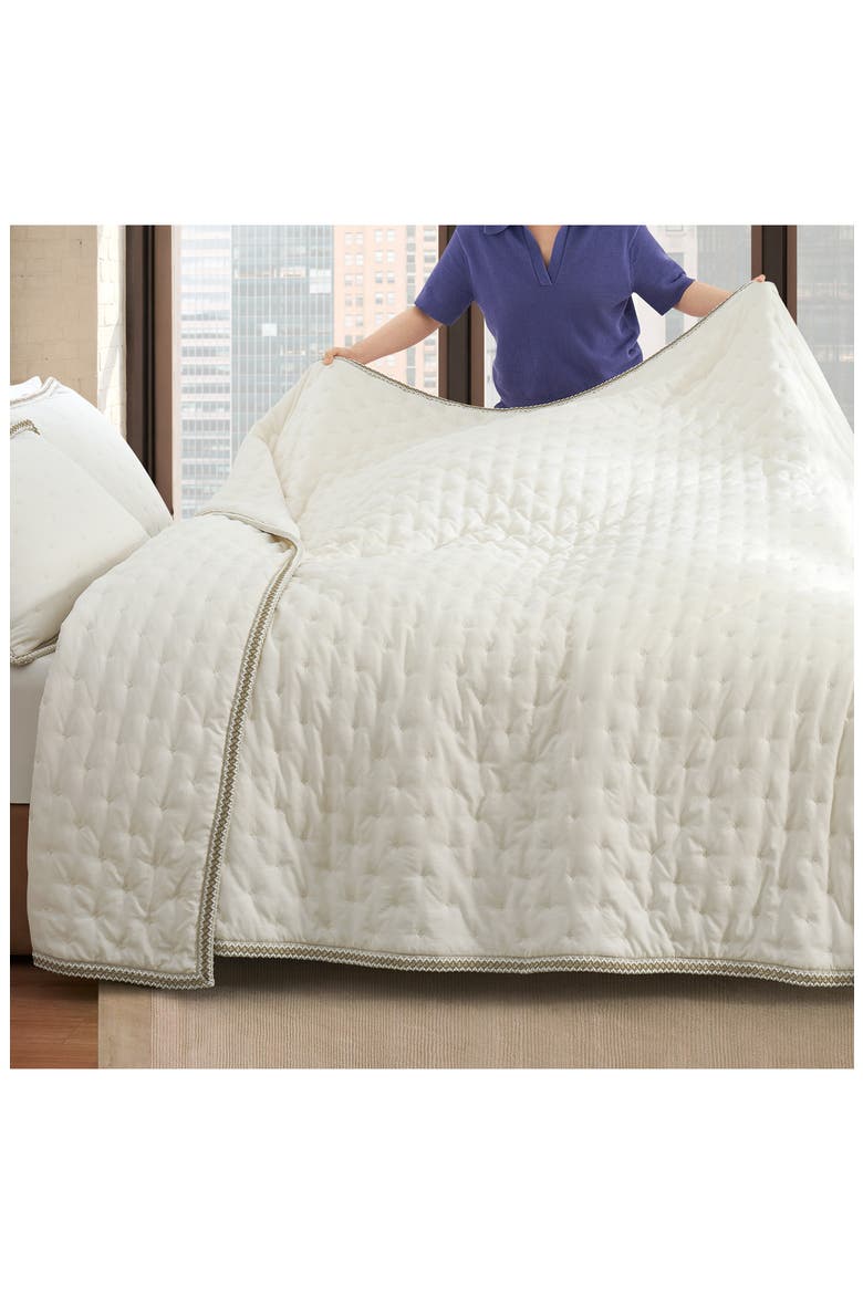 Devon UGGBraid Quilt & Shams Set, Alternate, color, SNOW