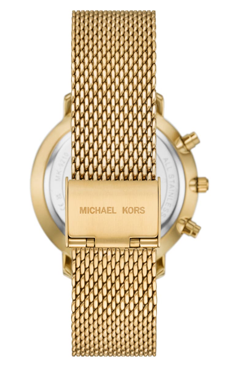 MICHAEL Michael Kors Blake Chronograph Mesh Strap Watch, 42mm, Alternate, color, Gold