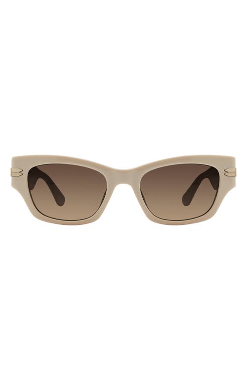 Stuart Weitzman 52mm Gradient Rectangular Sunglasses