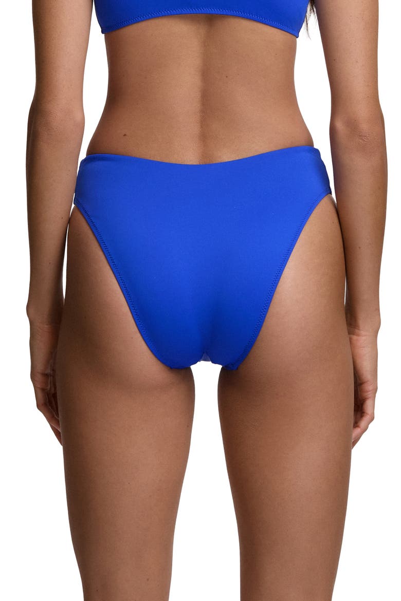 Modern High Cut Bikini Bottoms, Alternate, color, ULTRAMARINE