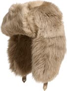 Vince Toscana Genuine Shearling Bomber Hat
