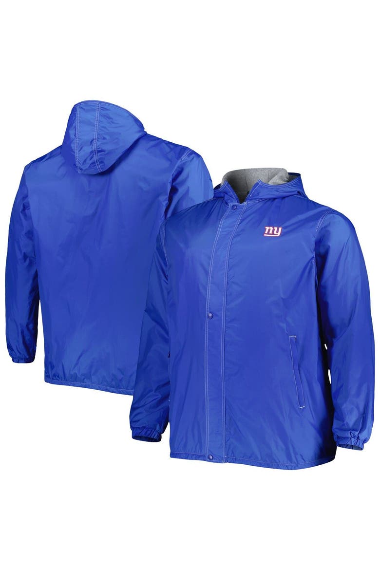 Men's Dunbrooke Royal New York Giants Big & Tall Legacy Stadium Full-Zip Jacket, Main, color, Royal