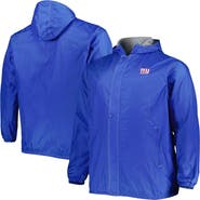 DUNBROOKE Men's Dunbrooke Royal New York Giants Big & Tall Legacy Stadium Full-Zip Jacket