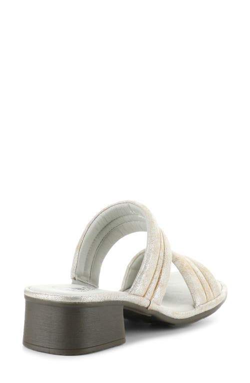 Fly London Eity Block Heel Sandal In 001 Pearl