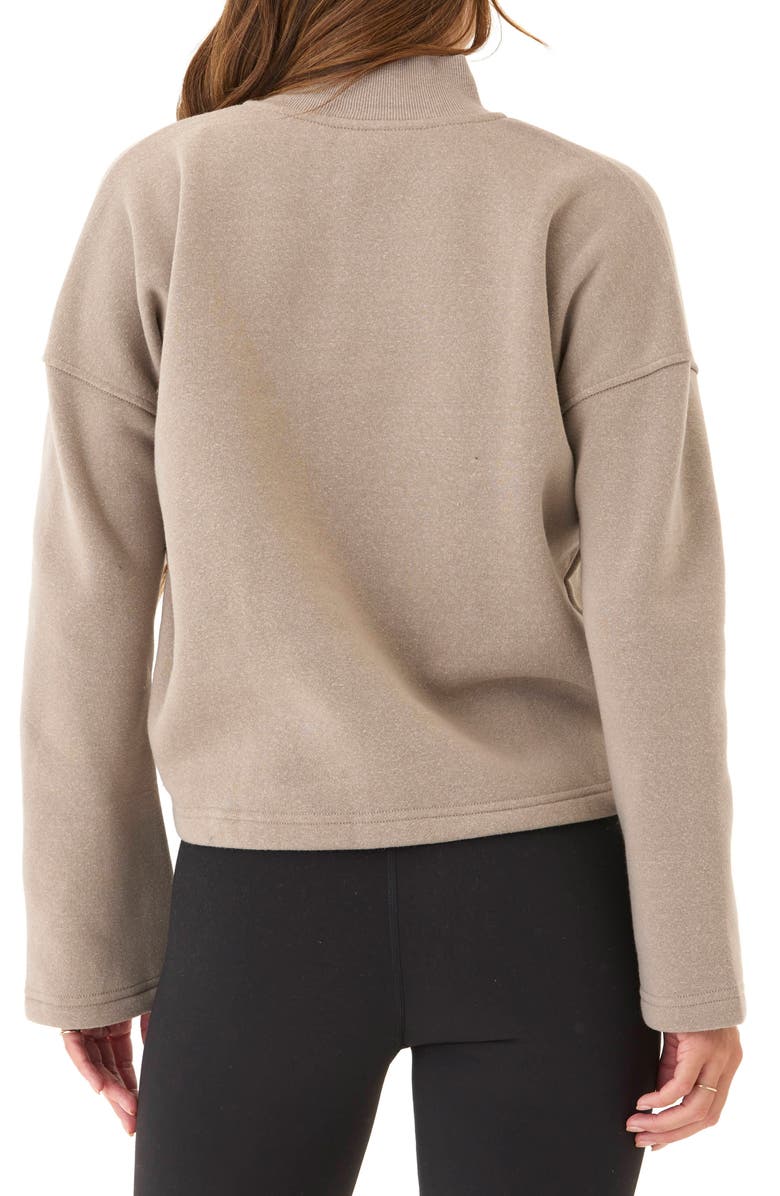 Threads 4 Thought Nikki Triblend Half Zip Sweatshirt, Alternate, color, 