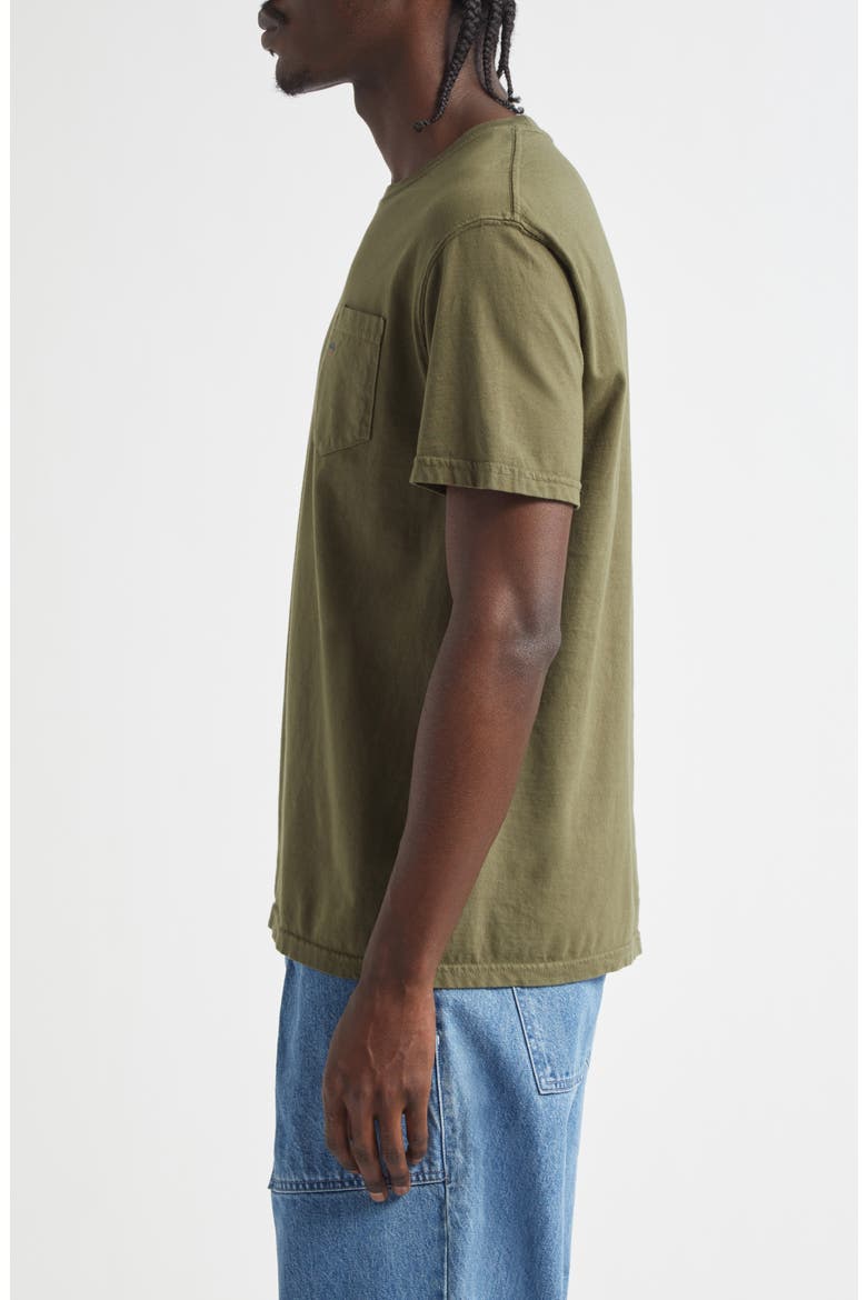 Core Logo Pocket Tee, Alternate, color, ARMY GREEN