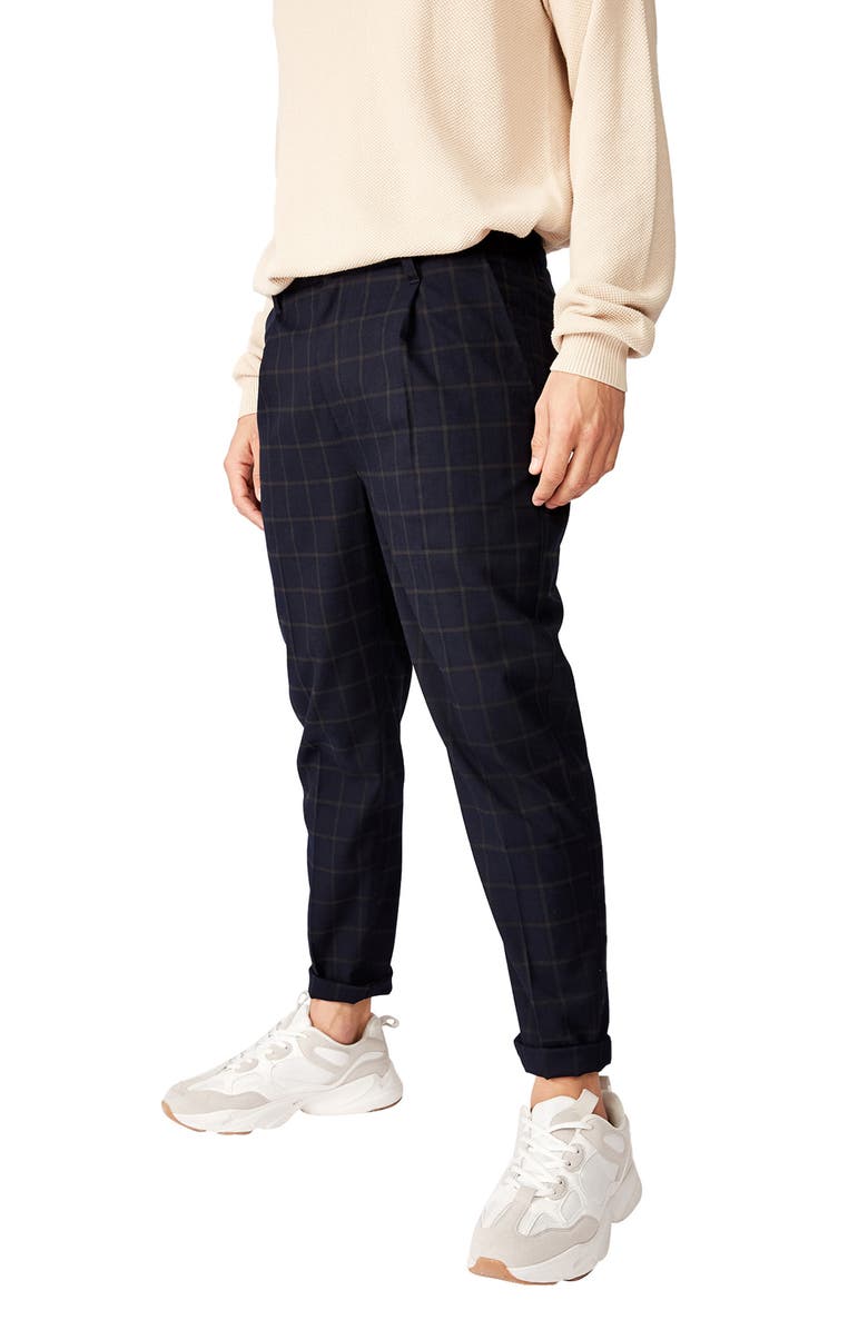 Cotton On Oxford Windowpane Print Trousers, Alternate, color,