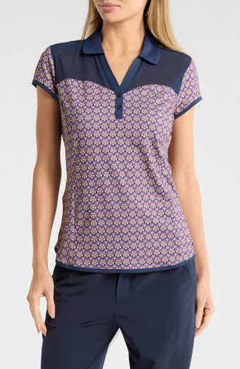 ORIGINAL PENGUIN GOLF Cap Sleeve Sweetheart Golf Knit Polo