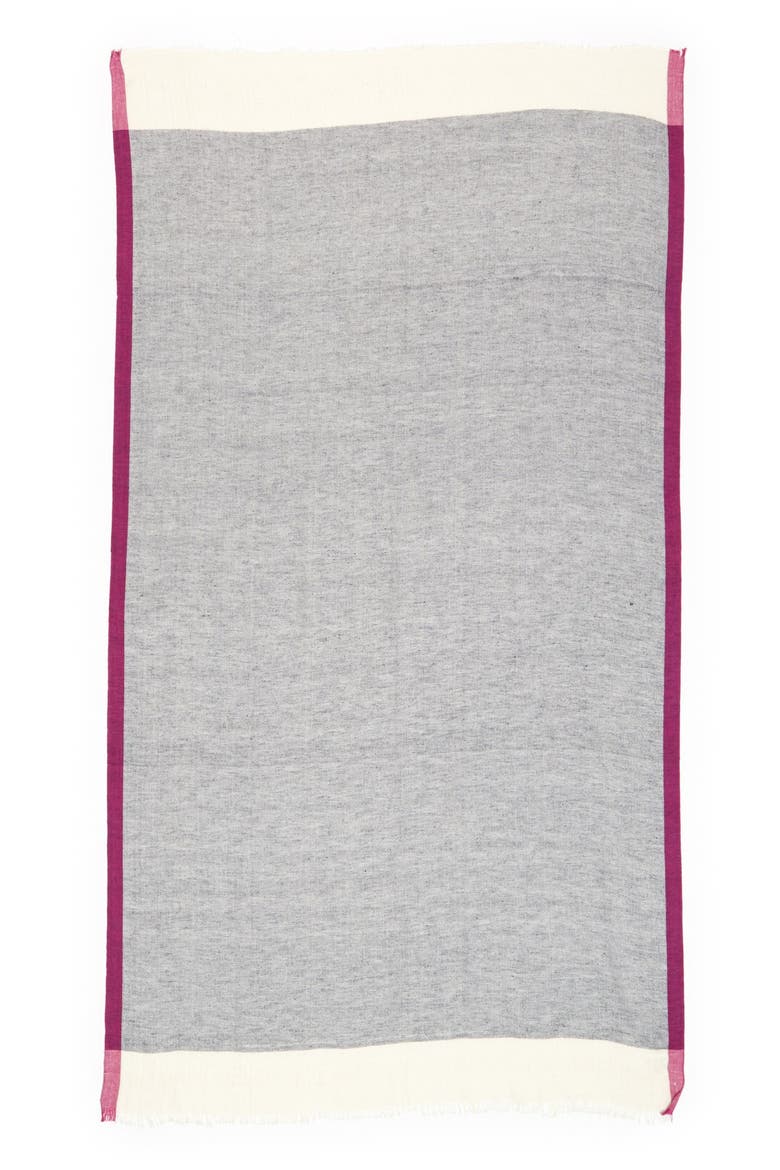Stripe Herringbone Scarf, Alternate, color, MULTI
