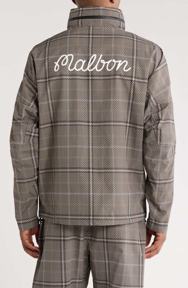 Malbon Golf Jackson Plaid Rain Jacket, Alternate, color, Multi