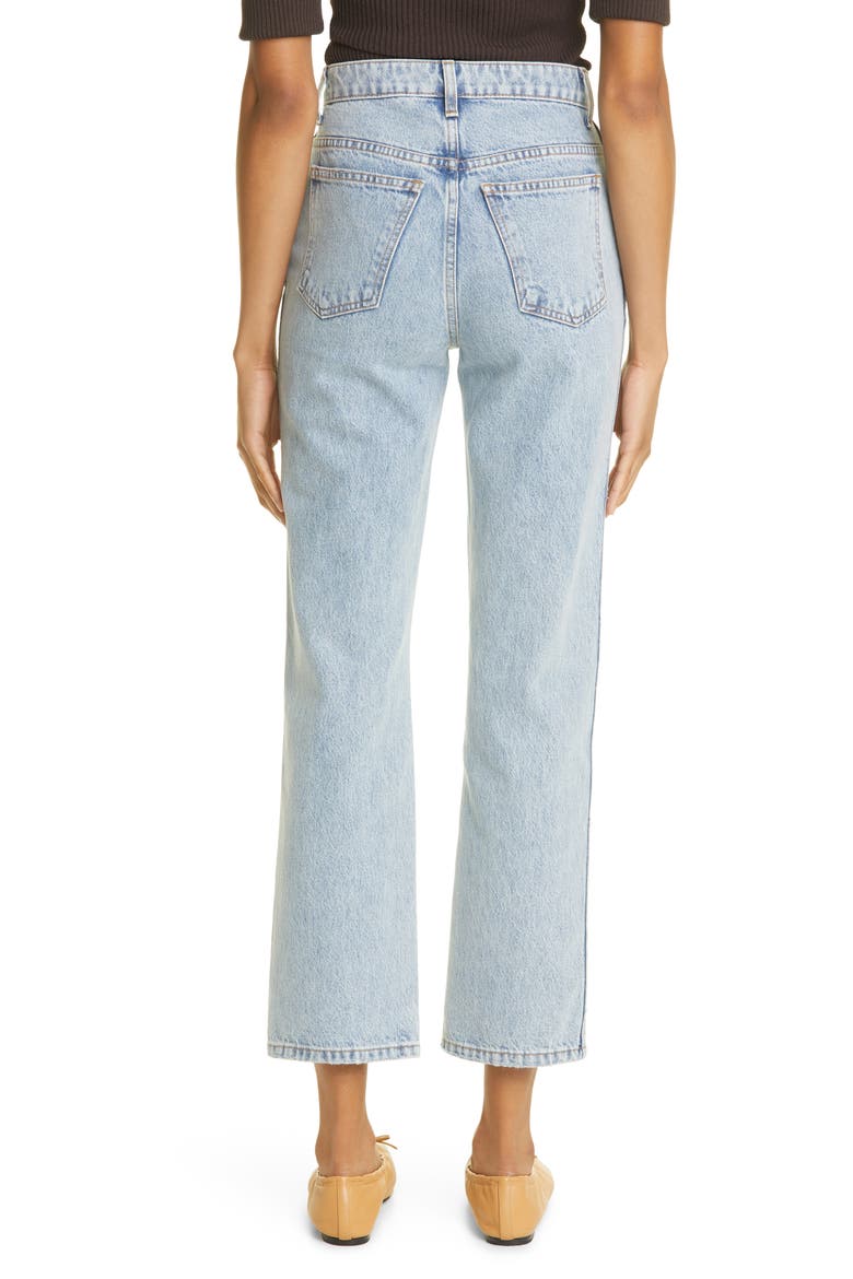 High Waist Crop Jeans, Alternate, color, SANTA FE
