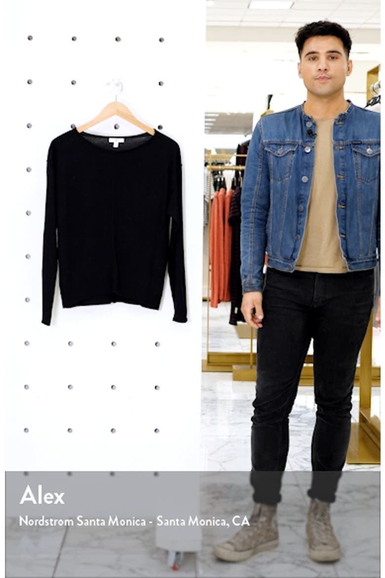 High/Low Roll Edge Sweater video