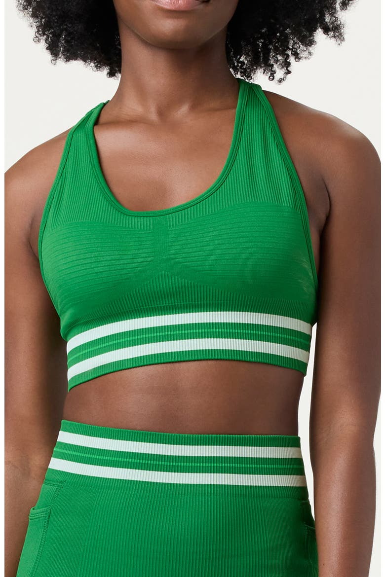 Lucky Ace Seamless Sports Bra, Main, color, AMZN/ FERN/ GARD