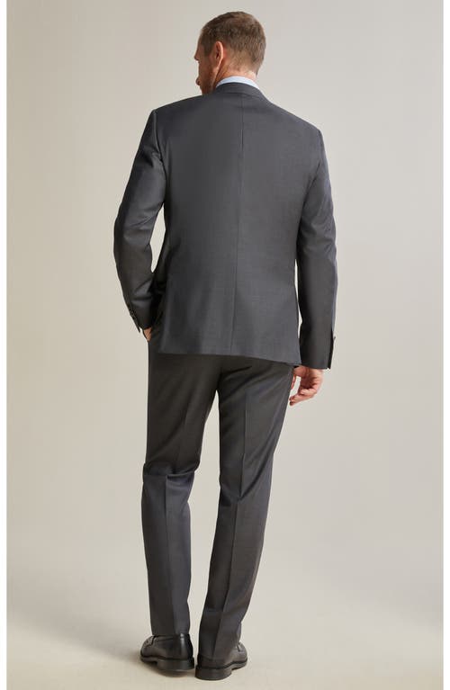 Heritage Gold Infinity Solid Wool Suit In Gray