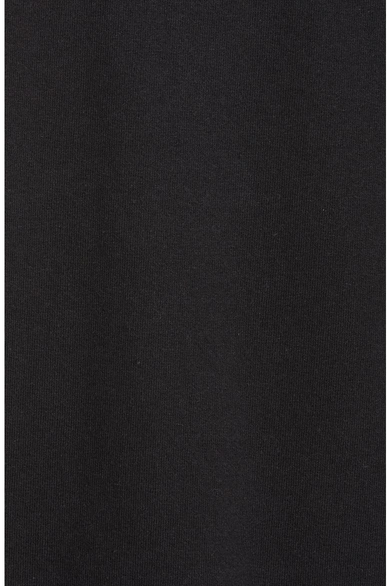 Taffeta Ruffle Tee, Alternate, color, NERO