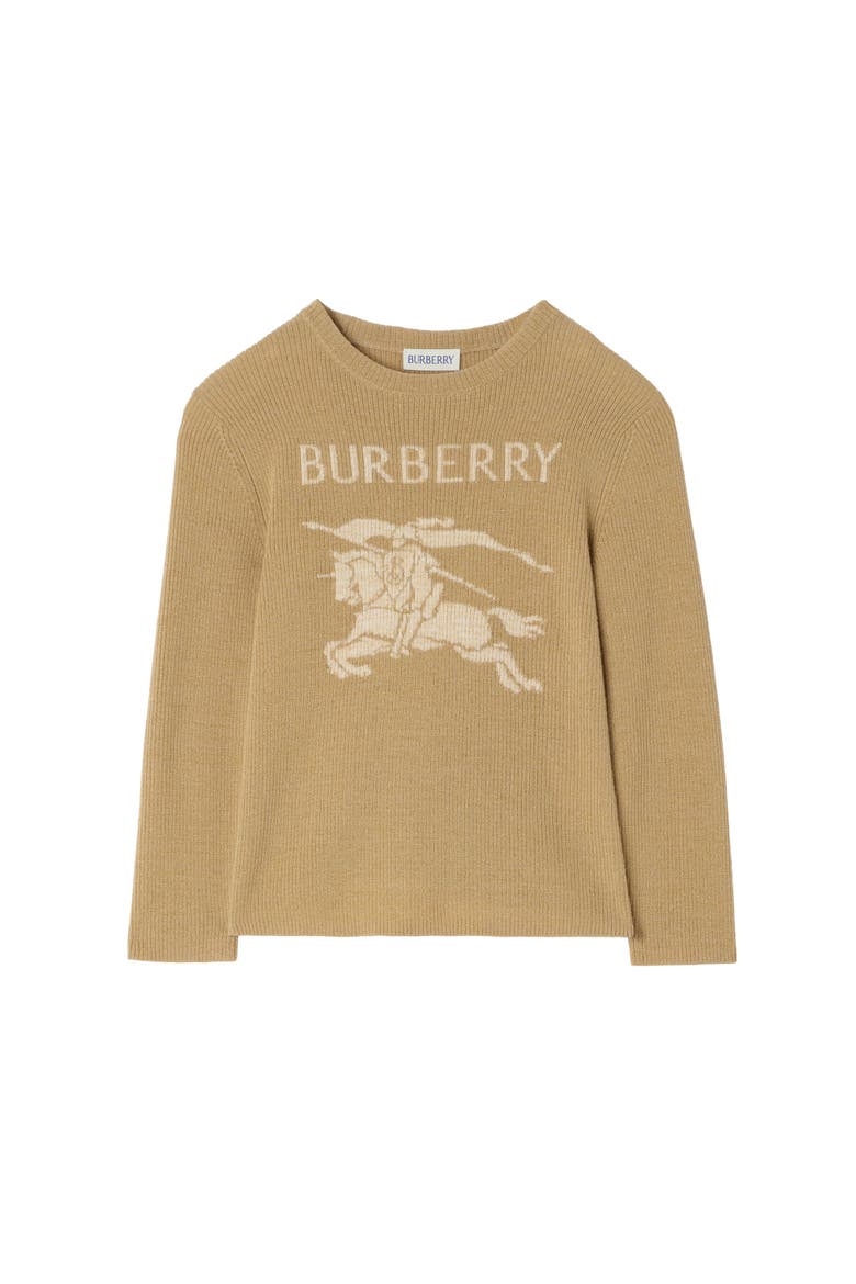 Knight Wool Blend Sweater, Main, color, Gold beige
