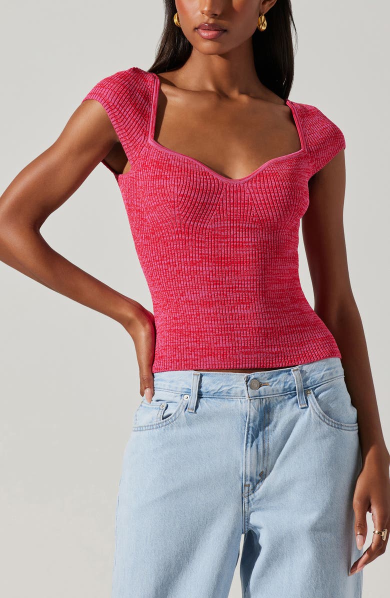 ASTR the Label Eloah Ribbed Top, Alternate, color,