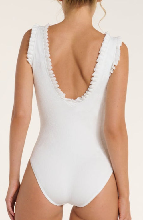 Hermoza Natalie One-piece Swimsuit In White
