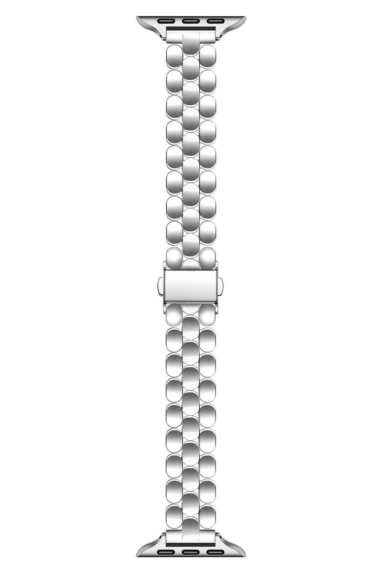 Emery Apple Watch® Bracelet Watchband, Main, color, SILVER