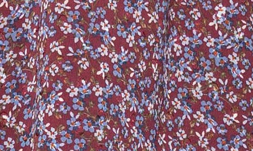 Gibsonlook Floral Long Sleeve Button-up Blouse