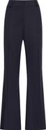 Maison Common Bootleg Trousers In Cool Wool
