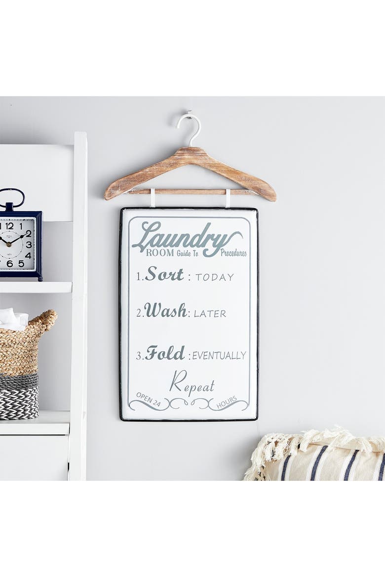 White Farmhouse Words & Text Wall Decor, Alternate, color, WHITE