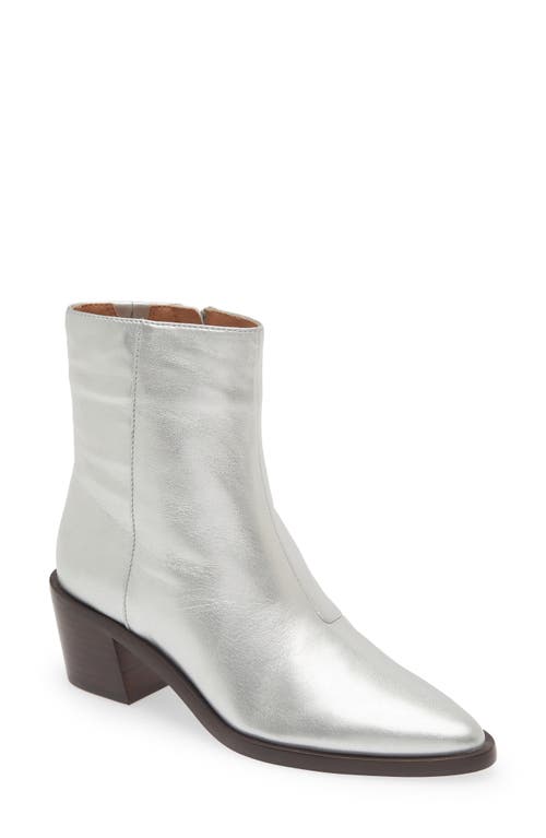 Madewell The Darcy Ankle Boot in Silver 