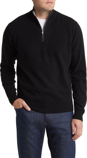 Newest Mens Cashmere Quarter Zip Pullover Sweater Nordstrom