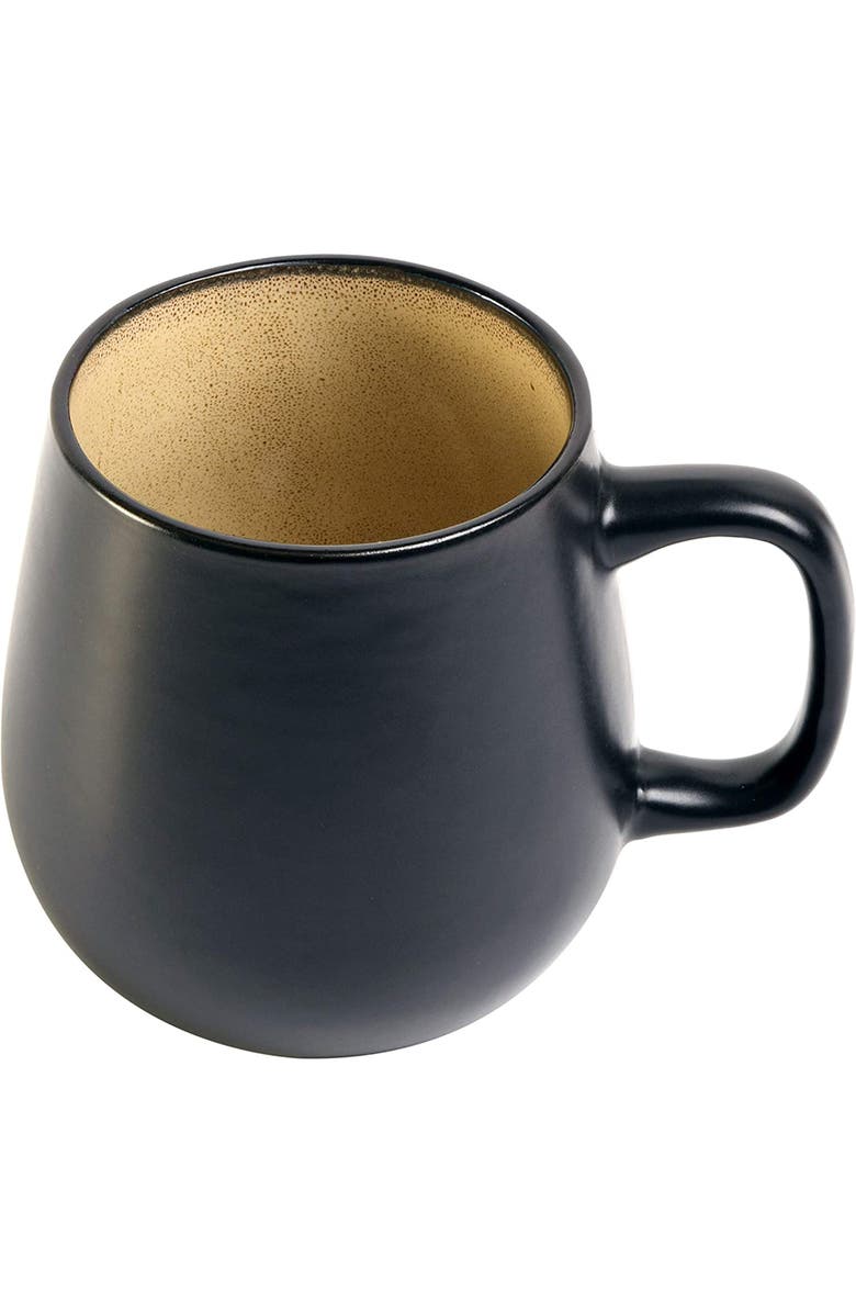 Gibson Home Soho Cafe 4 Piece 20 Ounce Stoneware Mug Set, Alternate, color, Black