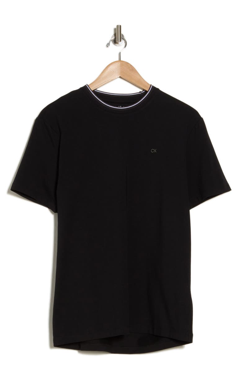 Calvin Klein Tip Ringer T-Shirt, Alternate, color,