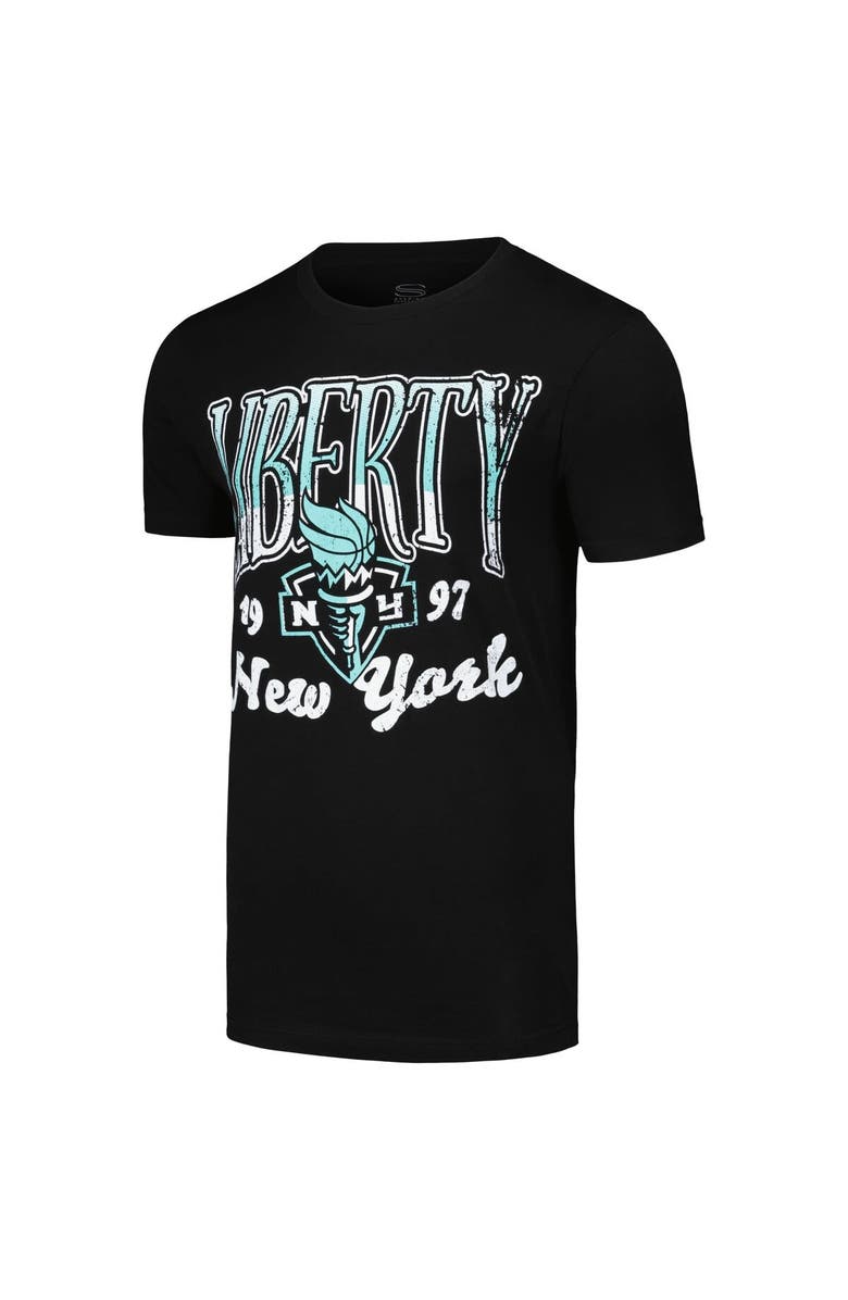 Stadium Essentials Unisex Stadium Essentials Black New York Liberty Sky High T-Shirt, Alternate, color,