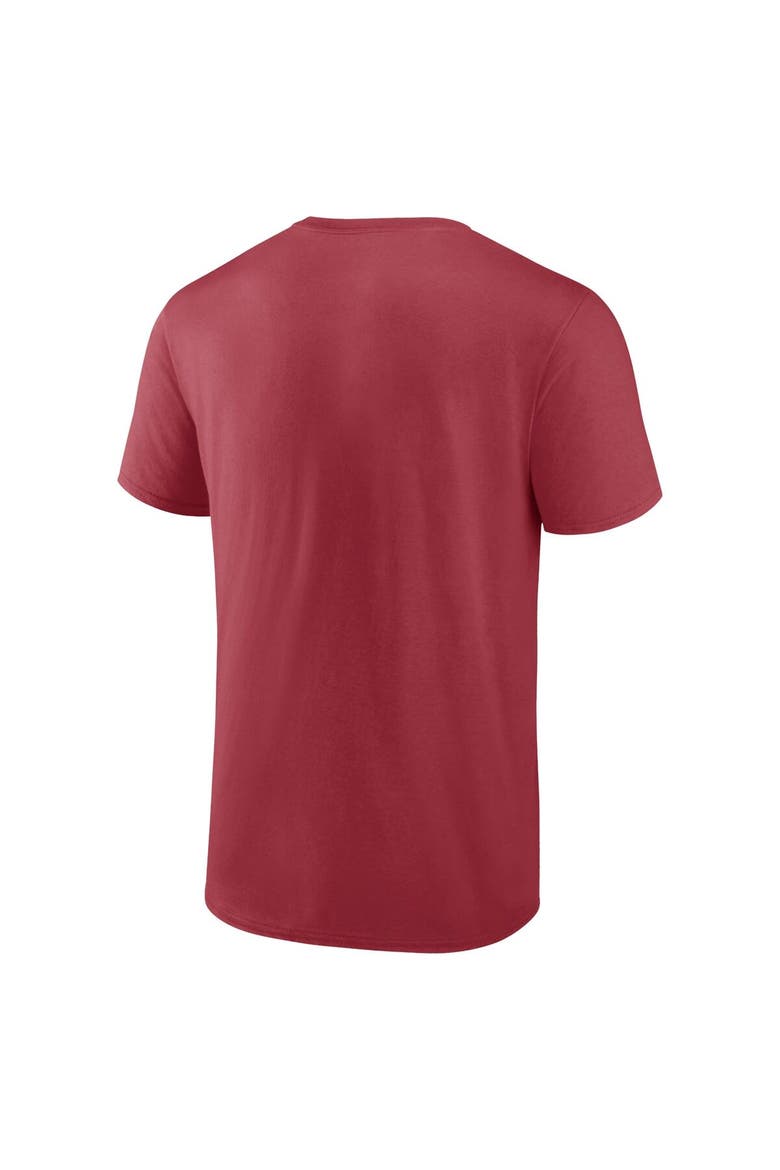 Men's Fanatics Branded Cardinal Arizona Cardinals Arc and Pill T-Shirt, Alternate, color, Cardinal