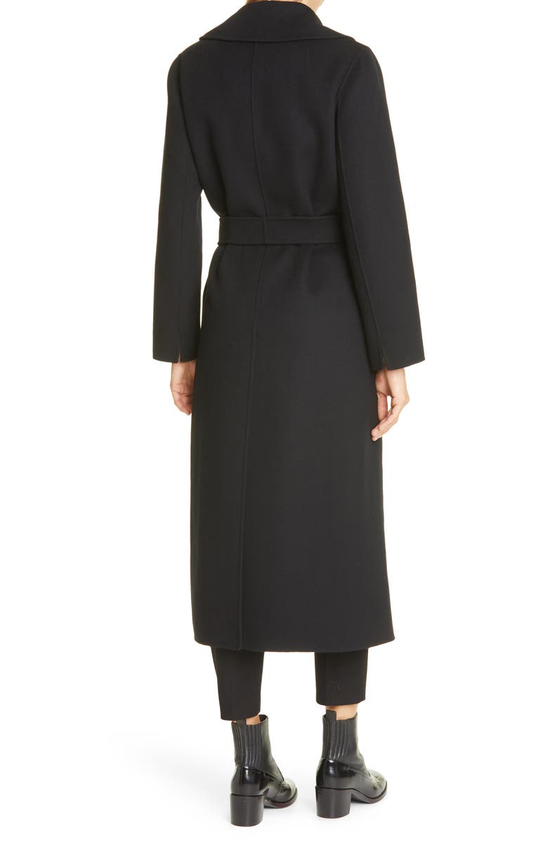 Max Mara Poldo Double Face Wool Wrap Coat, Alternate, color, 