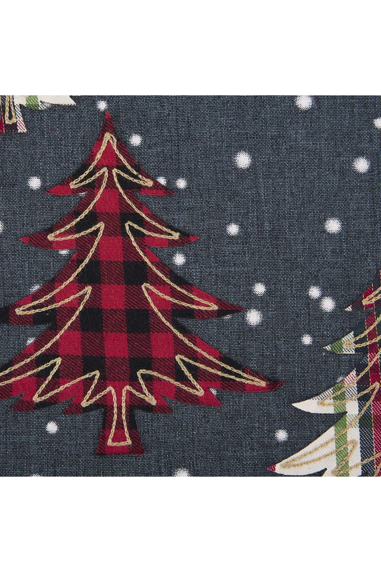 Snowy Trees Embellished Table Runner, Alternate, color, Snowy Trees